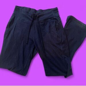 Navy Blue Classic Drawstring Pants